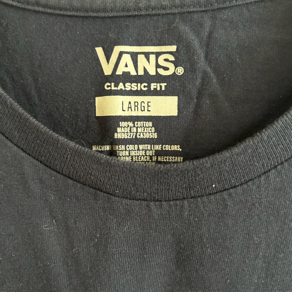 Vans Men's Ron Jon Navy short sleeve T-Shirt - Picture 2 of 5